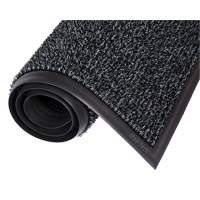 Astro-Plus™ Mat, Polyethylene, Scraper Type, Textured Pattern, 3-3/10' x 8', Charcoal  SDP179 | TENAQUIP
