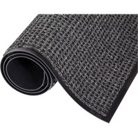 Mat Tech OEM41054 Tapis &eacute;lite Oxford, Essuie-pieds/grattoir, 4' x 10' x 7/16", Gris/noir