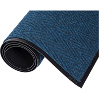 Mat Tech 15M61062 Chevron Matting, Wiper/Scraper, 6' x 10' x 5/16", Steel Blue