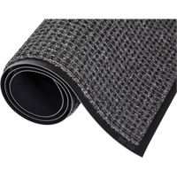 Mat Tech OXLM454SM-10 Tapis Oxford-Lite, Essuie-pieds, 4' x 10' x 5/16", Gris/noir