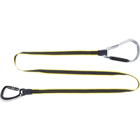 Heavy Duty Rail Tool Lanyard, Fixed Length, Dual Carabiner SDP330 | TENAQUIP