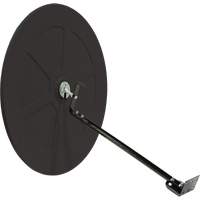 Produits de sécurité Zenith SDP507 Miroir convexe avec support, Int&eacute;rieur/Ext&eacute;rieur, Diam&egrave;tre 26"