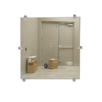 Zenith Safety Products SDP514 Flat Mirror, 30" H x 36" W, Unframed