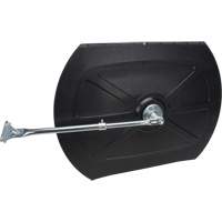 Zenith Safety Products SDP529 Roundtangular Convex Mirror with Telescopic Arm, 18" H x 26" W, Indoor/Outdoor