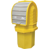 Ultratech 9640 Ultra-Hard Top P1 Plus&reg; 1-Drum Hardtop Cover Spill Containment Unit Without Drain, 36" L x 36" W x 66" H, 800 lbs. Load Capacity