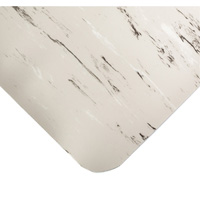 Wearwell 419.78X2X5AMGY Tapis antimicrobiens Tile-Top AM Spongecote Ultrasoft no 419, Lisse, 2' x 5' x 7/8", Gris, Nitrile/Vinyle