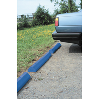 Plastic Recycling 6CS-BL Car Stops, Plastic, 6' L, Blue