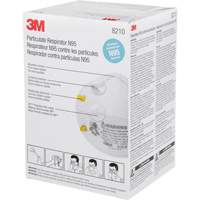 3M 7100132742 8210 Particulate Respirators, N95, NIOSH Certified