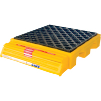 Ultratech 1320 Syst&egrave;mes de r&eacute;servoir souple pour plateforme de d&eacute;versements, Capacit&eacute; de d&eacute;versement 77 gal. US, 25,8" x 30,5" x 5,8"