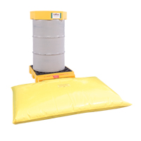 Ultratech 1320 Syst&egrave;mes de r&eacute;servoir souple pour plateforme de d&eacute;versements, Capacit&eacute; de d&eacute;versement 77 gal. US, 25,8" x 30,5" x 5,8"