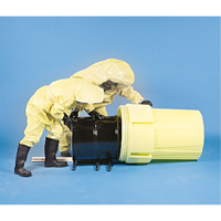 Enpac 1065-YE Poly-Overpack&reg; 65 Salvage Drum, 65 US gal., Stationary
