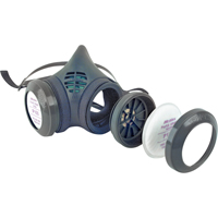 Moldex 8942 8000 Series Assembled Respirator, Elastomer/Thermoplastic, Medium