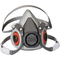 3M 6100 Respirateur r&eacute;utilisable &agrave; demi-masque s&eacute;rie 6000, Thermoplastique, Petit