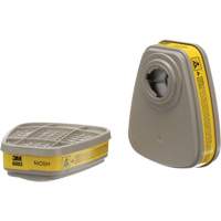 3M 6003 6000 Series Respirator Cartridges, Gas/Vapour Cartridge, Organic Vapour/Acid Gas