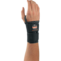 Ergodyne 70034 ProFlex&reg; 4010 Double Strap Wrist Support, Elastic, Left Hand, Medium