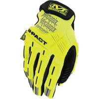Mechanix Wear SMP-91-008 M-Pact&reg; High-Visibility Yellow Gloves, Synthetic Palm, Size Small