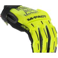 Mechanix Wear SMP-91-008 M-Pact&reg; High-Visibility Yellow Gloves, Synthetic Palm, Size Small