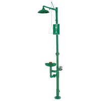 Haws 8336 Combination Emergency Shower & Eye/Face Wash Station, Pedestal