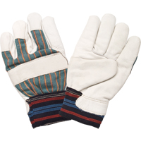Zenith Safety Products SEB613 Abrasion-Resistant Winter-Lined Work Gloves, Large, Grain Cowhide Palm, Cotton Fleece Inner Lining