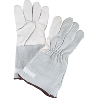 Zenith Safety Products SEE313 Ultimate Dexterity Winter-Lined Work Gloves, Medium, Grain Goatskin Palm, Fleece Inner Lining