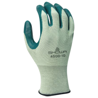 Showa 4500-06 Coated Gloves, 6, Nitrile Coating, 13 Gauge, Nylon Shell