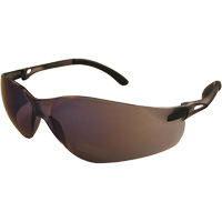 Dentec 12E90804 Sentec Safety Glasses with Rubberized Temples, Blue Mirror Lens, Anti-Scratch, ANSI Z87+/Meets/Exceeds CSA Z94.3
