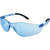 Dentec 12E90809 Sentec Safety Glasses with Rubberized Temples, Blue Lens, Anti-Scratch, ANSI Z87+/Meets/Exceeds CSA Z94.3