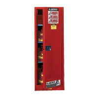 Justrite 892221 Sure-Grip&reg; EX Slimline Flammable Safety Cabinet, 22 gal., 3 Shelves