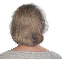 Produits de sécurité Zenith SEC376 Bonnets bouffants non tiss&eacute;s, Polypropyl&egrave;ne, 21"/Grand, Blanc