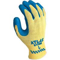 Showa KV300XL-10 Atlas&reg; Grip KV300 Gloves, Size X-Large/10, 10 Gauge, Rubber Latex Coated, Kevlar&reg; Shell, ANSI/ISEA 105 Level 3