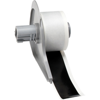 Brady M7C-1000-595-BK Indoor/Outdoor Grade Tape - 50' Roll, Vinyl, Black, 1" Width