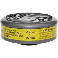 Moldex 7600 Filtres pour respirateur s&eacute;rie 7000/9000, Cartouche gaz/vapeur, Gaz multiples/Vapeur organique