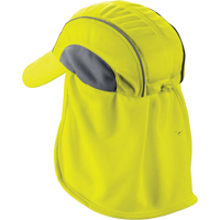 Ergodyne 12520 Chapeaux de refroidissement avec voiles pour le cou Chill-Its 6650, Lime haute visibilit&eacute;