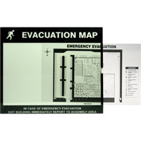 Evacuation Map Holder Clear Insert  SEC866 | TENAQUIP