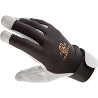 Impacto BG413M Gants antivibrations Air Glove, Taille Moyen, Paume Cuir perl&eacute;