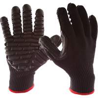 Gants amortisseur de vibration Blackmaxx, Taille Moyen, Paume Synthétique SED170 | TENAQUIP