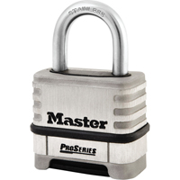 Master Lock 1174 ProSeries&reg; Combination Padlock, Silver, Stainless Steel, 2-1/4" Width