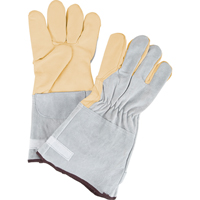 Zenith Safety Products SEE290 Standard-Duty Snug Wrist Work Gloves, X-Large, Grain Cowhide Palm