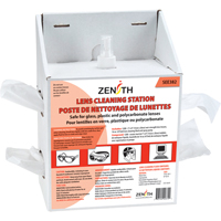 Disposable Lens Cleaning Station, Cardboard, 8" L x 5" D x 12-1/2" H SEE382 | TENAQUIP