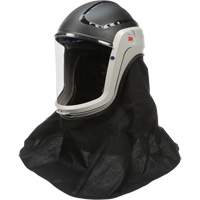 3M M-407 Versaflo Helmet Assembly with Premium Visor and Flame Resistant Shroud, Universal, Hard Top, Single Shroud