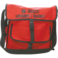 Brady 51173 Lockout Satchel with Shoulder Strap, Confined Space Kit