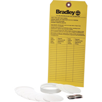 Bradley S19-949 Recharge pour trousse d'inspection de douche oculaire portative