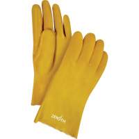 Produits de sécurité Zenith SEE804B Gants &agrave; fini lisse, Taille Grand, 12" lo, PVC, Doublure en Interlock, 47-mil