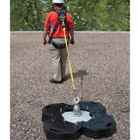 3M DBI Sala Protection Contre Les Chutes 2100185 Ancrages autonomes avec contrepoids, Toit, Usage Temporaire