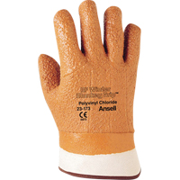 Winter Monkey Grip<sup>®</sup> 23-173 Glove, Size X-Large/10, 11" L, PVC, Foam Fleece Inner Lining, Winter Weight  SEE953 | TENAQUIP