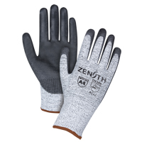 Seamless Stretch Cut-Resistant Gloves, Size Large/9, 13 Gauge, Polyurethane Coated, HPPE Shell, ANSI/ISEA 105 Level 4/EN 388 Level 5 SEF168 | TENAQUIP