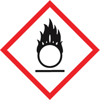 Accuform Signs LZH612EV2 GHS Pictogram Labels, Vinyl, Roll, 2" L x 2" W