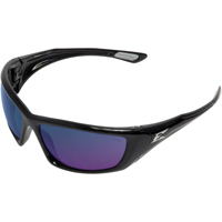 Edge Safety Eyewear TXRAP418 Robson Safety Glasses, Blue/Mirror Lens, Polarized, MCEPS GL-PD 10-12