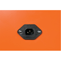 Justrite 860002 Armoires de rangement pour pr&eacute;paration aux situations d'urgence, Acier, 4 Tablettes, 65" h x 43" la x 18" P, Orange