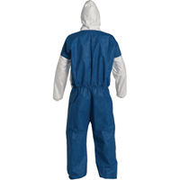 Hooded Coveralls, Medium, Blue/White, Tyvek<sup>®</sup> 400 D SEH058 | TENAQUIP